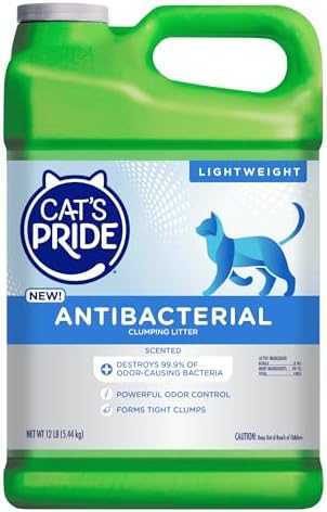 Cat's Pride Antibacterial Litter, Odor-Eliminating Scented 12lb