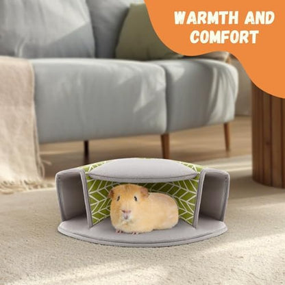 Guinea Pig Hideout, Interactive Guinea Pig Tunnel Bed, Washable