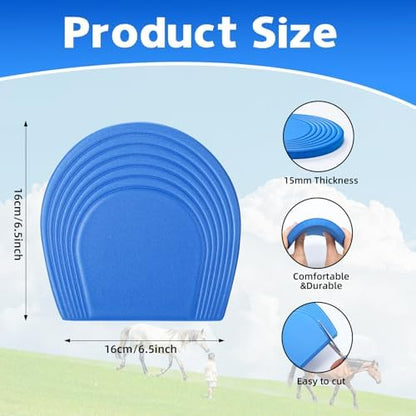 Horse Hoof Boots Pads EVA Cushion Hoof Packing