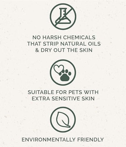 Chagrin Valley Soap & Salve Certified Organic Dog Shampoo and Conditioner – Dog Shampoo Itchy Skin Relief and Puppy Essentials - Natural Handmade Coconut Milk, 3.8 oz Bar