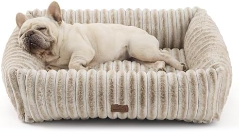 Bedsure ComfyFleece™ Dog Bed Medium Large Size Dog Washable，30in Amphora