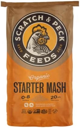 Scratch and Peck Feeds | Starter Mash for Chickens & Ducks | 40 lb Bag