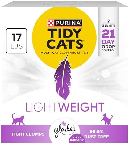 Purina Tidy Cats LightWeight Glade Clean Blossoms Litter, 17 lb