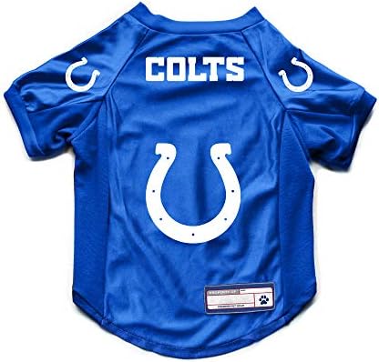 Littlearth NFL Indianapolis Colts Stretch Pet Jersey, Team Color, Medium