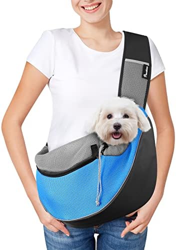Pawaboo Pet Sling Carrier for Small Dogs Cats