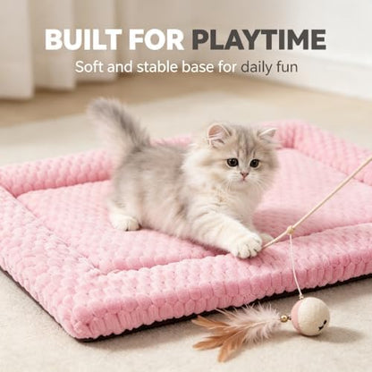 Cat Bed Mat - Durable & Cute Crate Beds for Extra Small Dogs & Cats, Comfortable Kennel Pad for Home, Crate & Travel