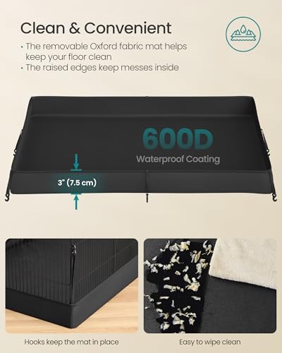 SONGMICS Guinea Pig Cages, 2-Tier Small Animal Cage