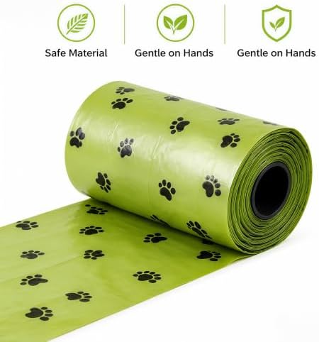 Premium Dog Poop Bags, Extra Thick Heavy Duty Leak Proof Pet Waste Bags, 120 Count Durable Tear Resistant Poop Bags for Dogs, Outdoor Walking & Cat Litter Cleaning