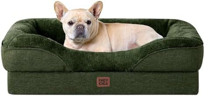 EHEYCIGA Orthopedic Dog Bed for Medium Dog, Memory Foam Dog Couch