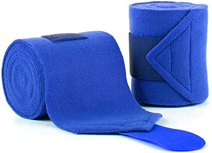 Horse Polo Wraps 2.5m Equestrian Leg Bandage Wrap Set of 4 Packs
