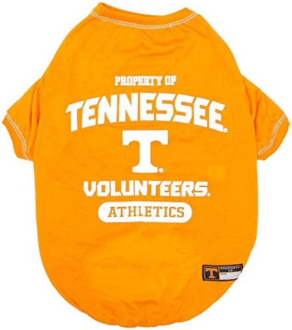 Pets First Collegiate Tennessee Volunteers Dog T-Shirt, X-Large. - Licensed Shirt for Pets Team Colored with Team Logos.- Premium Stretchable Materials for The Comfrot of Your Dog & Cat.