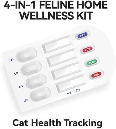 Home Check 4-in-1 Feline Home Wellness Kit – Easy Cat Health Monitor 2 (Pack)