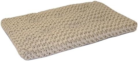 MidWest Homes for Pets XL QuietTime Deluxe Mocha Ombré Swirl Plush Pet Bed, Machine Washable, Non-Skid Bottom, Soft Crate Mat for 48-inch Crates