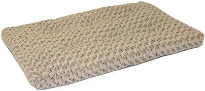 MidWest Homes for Pets XL QuietTime Deluxe Mocha Ombré Swirl Plush Pet Bed, Machine Washable, Non-Skid Bottom, Soft Crate Mat for 48-inch Crates