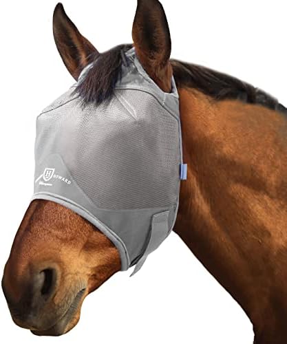 Harrison Howard Horse Fly Mask Standard Original Grey Horse Large