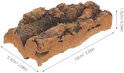 NUOBESTY 8 Pack Cork Bark for Reptile Hides and Terrarium Decorations