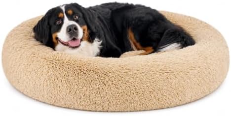 The Dog’s Bed Donut Dog Bed, Machine Washable Removable Zip Cover XL (45")
