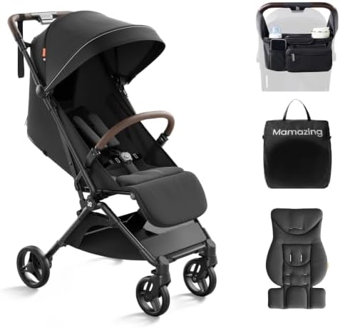 Mamazing Ultra Air Lightweight Baby Travel Stroller with Carbon Fiber Frame