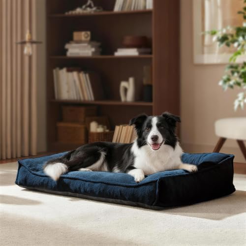 FURTIME Orthopedic Dog Bed Medium Size Dog, Extra Washable Dog Couch 35"
