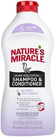 Nature's Miracle Skunk Odor Control Shampoo & Conditioner, 32 oz