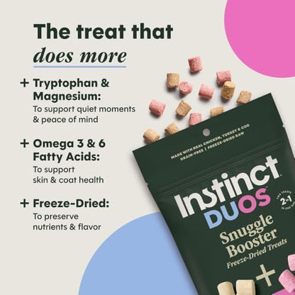 Instinct Duos Snuggle Booster, Freeze Dried Treats, Chicken, 4 oz.