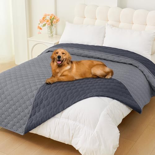 Smiry Waterproof Dog Bed Cover Blanket, Reversible Pet Blanket