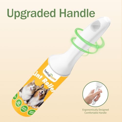 Mini Lint Roller 2 Pack for Pet Hair, 100 Sheets Total