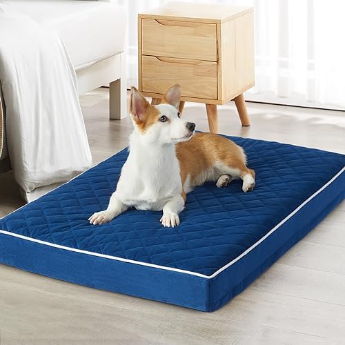 WNPETHOME Orthopedic Waterproof Large Dog Bed for Crate Cozy Sleep