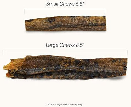 The Honest Kitchen Human Grade Ocean Chews™ Hearty Wolffish Skins Dog Treats,3.25 oz (Beams™),(Pack of 2)