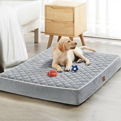 WNPETHOME Orthopedic Waterproof Large Dog Bed for Crate Cozy Sleep