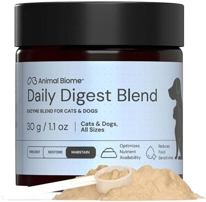 Animal Biome Dog & Cat Digestive Enzymes w/S Boulardii & Slippery Elm 30g