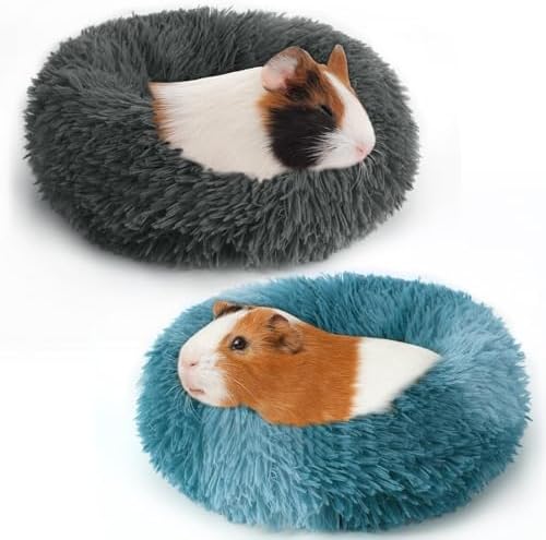 PETKNOWS 2 Pack Guinea Pig Beds Warm Winter Hamster Small Animal Bed