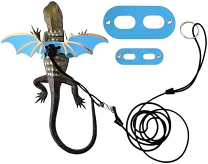 Dinosaur Wing Reptile Harness Set, S/M/L Adjustable Small Pets