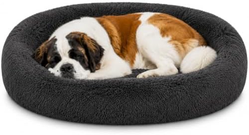 The Dog’s Bed Calming Donut Dog Bed, Machine Washable Removable Zip Cover