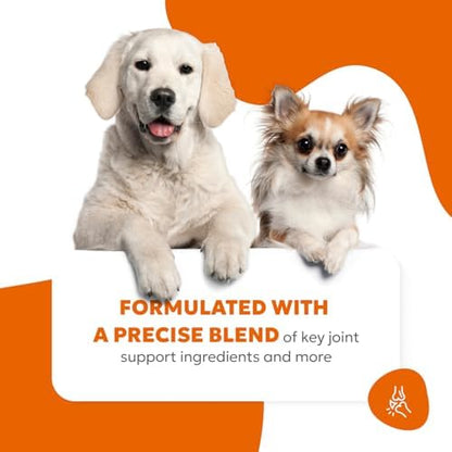 Dog Hip & Joint Supplement Soft Chews – Advanced Mobility & Comfort Support – Glucosamine, Chondroitin, MSM, Turmeric, Boswellia, Collagen – 60 Count