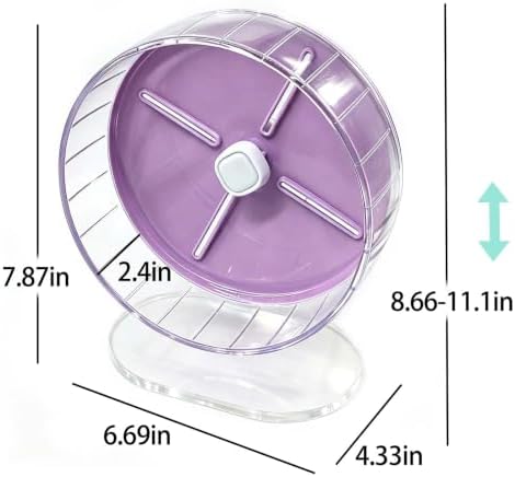 Silent Hamster Wheel,7.87 Inch Quiet Spinner Dwarf Hamster Running Wheel