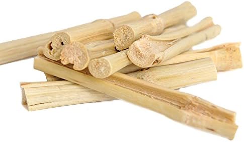 emours Natural Bamboo Teeth Chews for Rabbits Chinchilla Guinea Pigs Sugar Gerbils and More Small Pets,500g (Pack of 2)