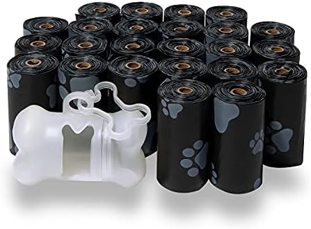 Best Pet Supplies Poop Bags for Dogs - Black, 360 Count