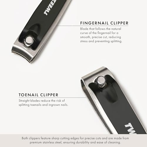 Tweezerman Combo Clipper Set Black/Stainless Steel