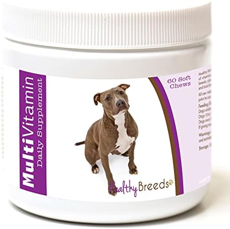 Healthy Breeds Pit Bull Multi-Vitamin Soft Chews 60 Count