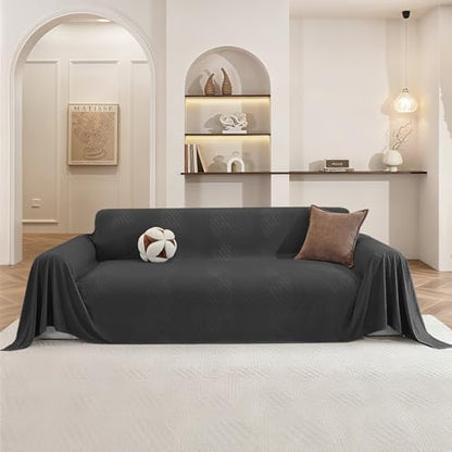 Pet Couch Cover for Dogs, Armchair Covers, Washable, Dark Grey