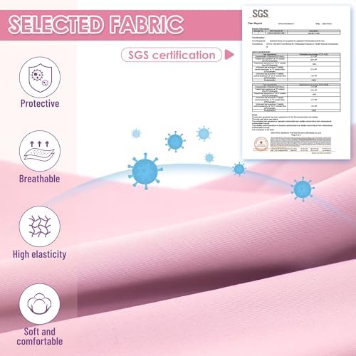 cyeollo Dog Surgery Recovery Suit for Female Male Dogs Cats Soft Breathable Dog Onesie After Spay, Neuter, Anti-Licking Pet Surgical Recovery Snugly Suit Bodysuit, Pink, XS