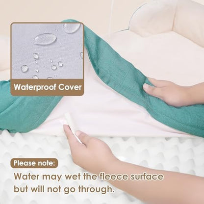 EHEYCIGA Orthopedic Small Dog Bed, Waterproof Memory Foam Washable Pet Beds