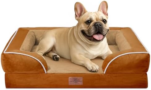 Comfort Expression Waterproof Orthopedic Dog Bed for Medium Size Dog