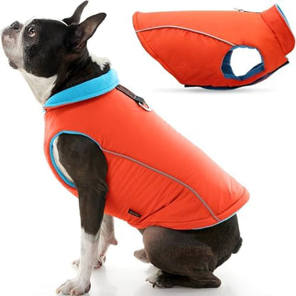 Gooby Sports Vest Dog Jacket, Orange, Large