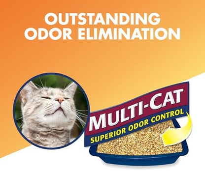 ARM & HAMMER Naturals Clumping Cat Litter, Multi Cat, 18 lbs