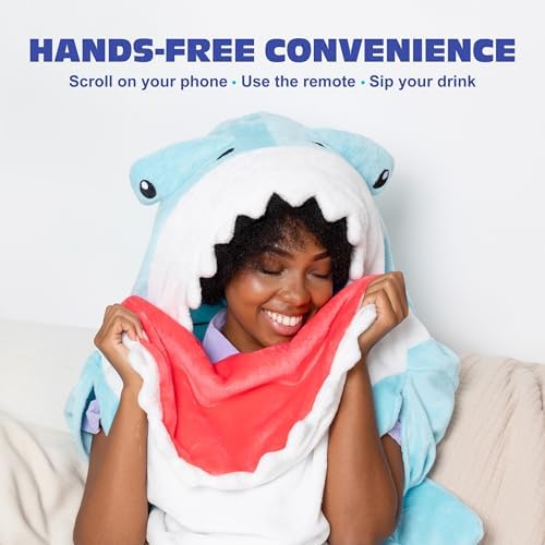 WHAT DO YOU MEME? Cozy Concepts Co. Hammerhead Shark Blanket by Relatable