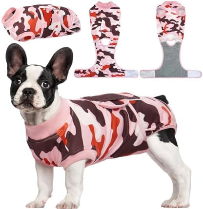 Kuoser Recovery Suit for Dogs Cats, Soft Dog Surgery Suit Female Male Spay