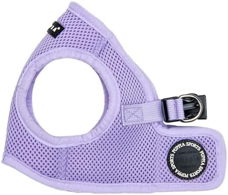 Puppia Soft Vest Dog Harness Step-in Padded Mesh No Choke No Pull Comfortable Walking Running Training for Small Medium Large Dogs, Violet, X-Large