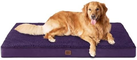 EHEYCIGA Orthopedic Dog Bed Extra Large with Removable Washable Cover, 44IN